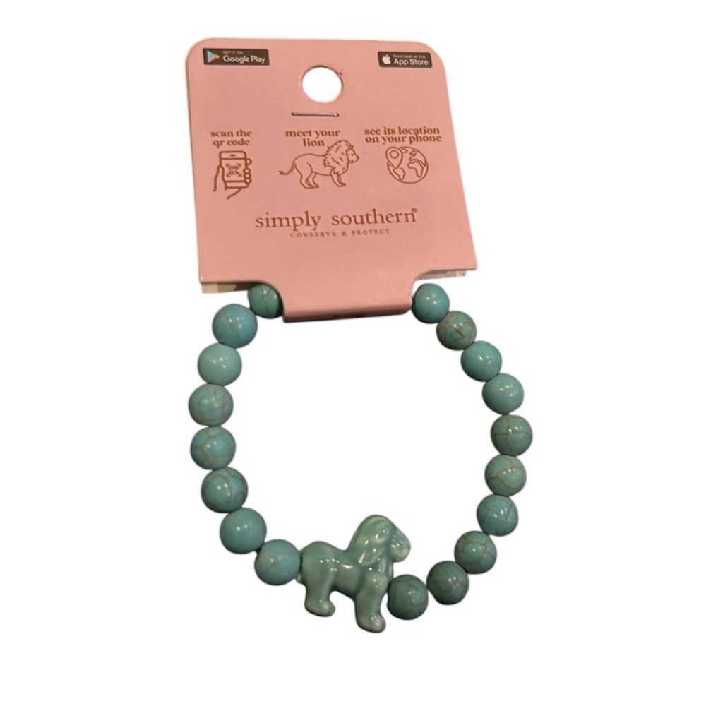 Simply Southern Turquoise Beaded Bracelet